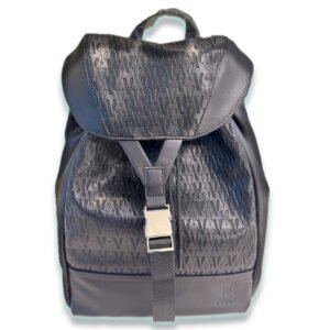 Levelo Gracia PU Leather Water Resistant Black Universal Backpack